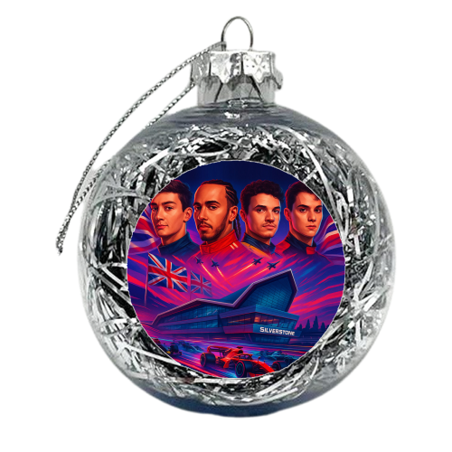 UK Racing Icons - xmas bauble by Ms Doodle