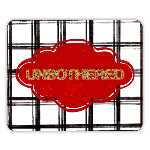 Unbothered - designer placemat by Yaz Raja