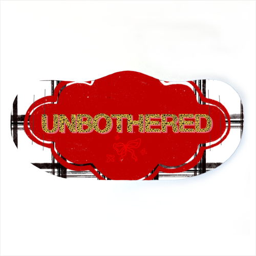 Unbothered - face cover mask by Yaz Raja