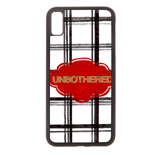 Unbothered - stylish phone case by Yaz Raja