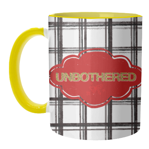 Unbothered - unique mug by Yaz Raja