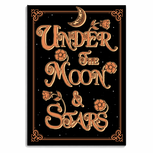 Under The Moon & Stars - personalised A4, A5, A6 notebook by InspiredImages
