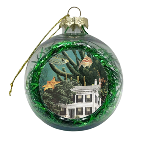 Underwater house - xmas bauble by Maya Land