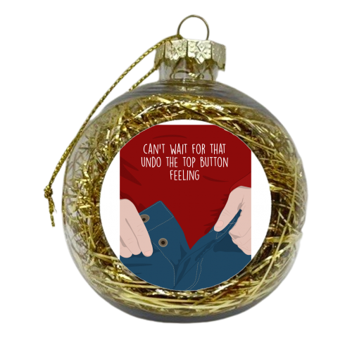 Undo - xmas bauble by Pink and Pip