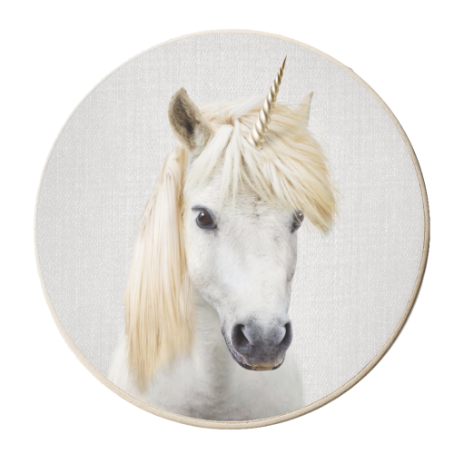 Unicorn - personalised beer coaster by Gal Design