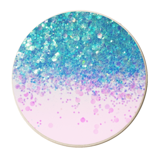 Unicorn Princess Glitter #4 (Photography) #sparkly #decor #art - personalised beer coaster by Anita Bella Jantz