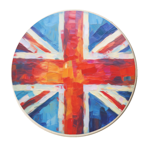 Union Jack - personalised beer coaster by AP