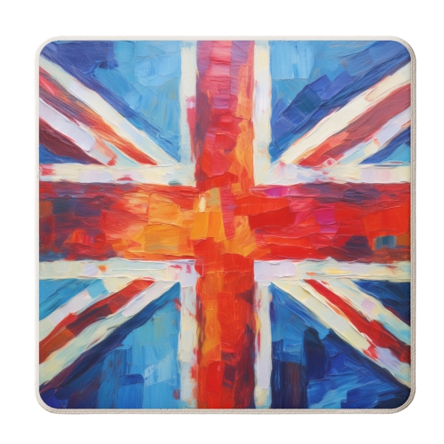 Union Jack - personalised beer coaster by AP