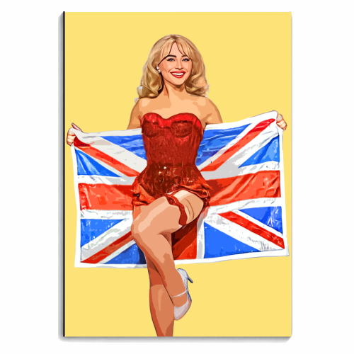 UNION JACK SABRINA - personalised A4, A5, A6 notebook by DOLLY WOLFE