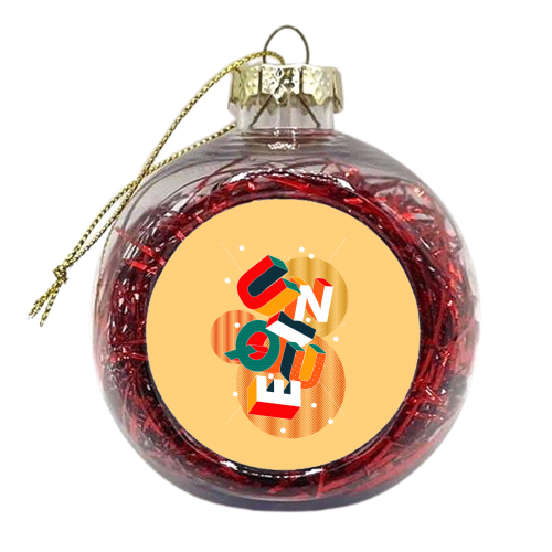 UNIQUE - xmas bauble by Ania Wieclaw