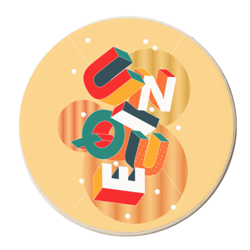 UNIQUE - personalised beer coaster by Ania Wieclaw