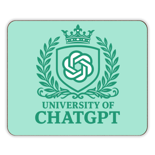 University of Chat GPT - designer placemat by AP