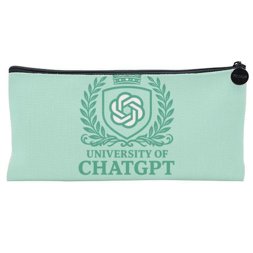 University of Chat GPT - flat pencil case by AP