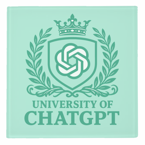 University of Chat GPT - personalised beer coaster by AP