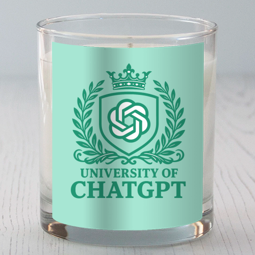 University of Chat GPT - scented candle by AP