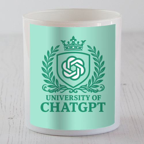 University of Chat GPT - scented candle by AP