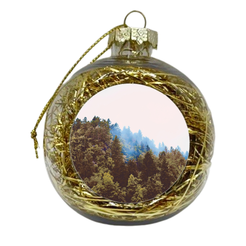 Up The Hill - xmas bauble by Uma Prabhakar Gokhale