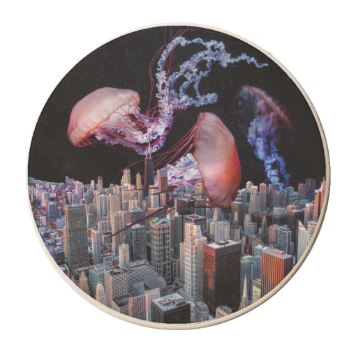 Urban Drifters - personalised beer coaster by OhMC! Designs