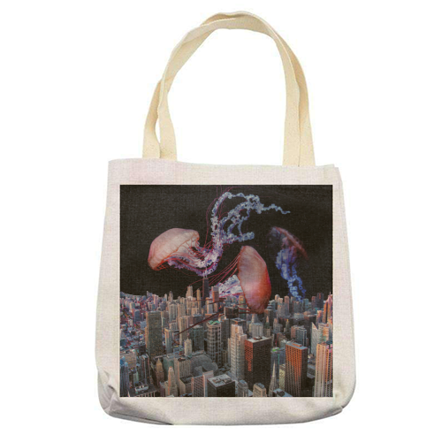 Urban Drifters - printed canvas tote bag by OhMC! Designs