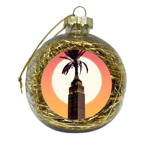 Urban Palm - xmas bauble by taudalpoi