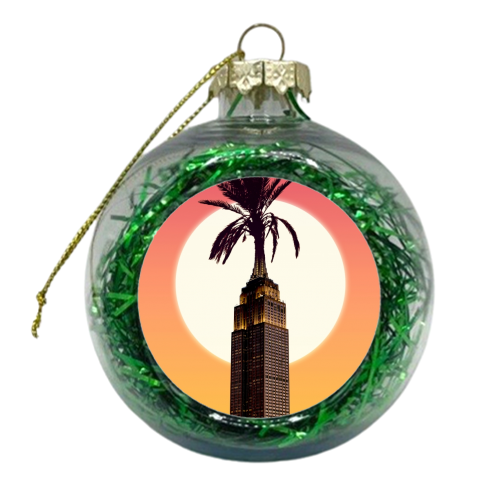 Urban Palm - xmas bauble by taudalpoi