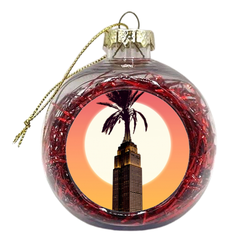 Urban Palm - xmas bauble by taudalpoi