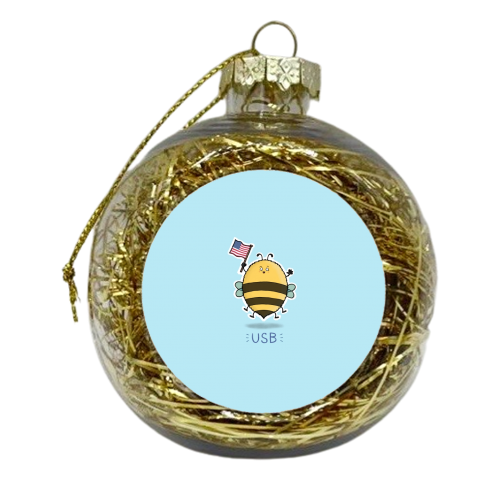 USB - xmas bauble by Carl Batterbee