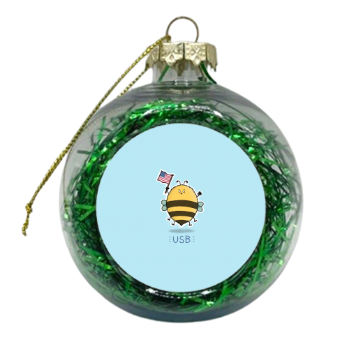 USB - xmas bauble by Carl Batterbee