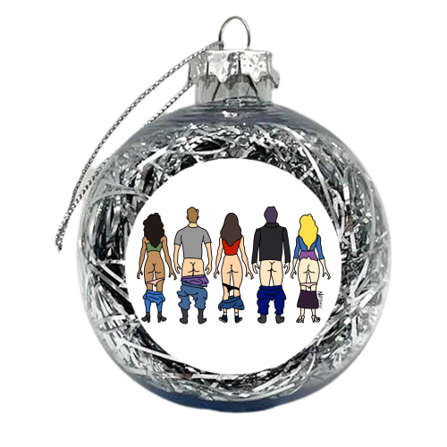 Vampire Diaries Butts - xmas bauble by Notsniw Art
