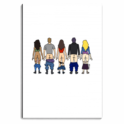 Vampire Diaries Butts - personalised A4, A5, A6 notebook by Notsniw Art
