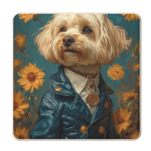Van Dog - personalised beer coaster by DejaReve