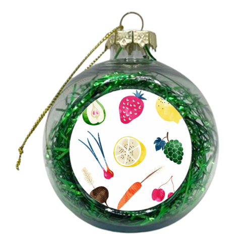 Veggie Heaven - xmas bauble by Uma Prabhakar Gokhale