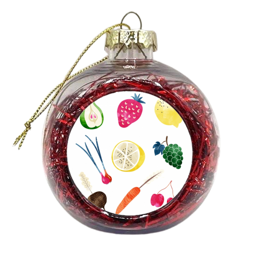 Veggie Heaven - xmas bauble by Uma Prabhakar Gokhale