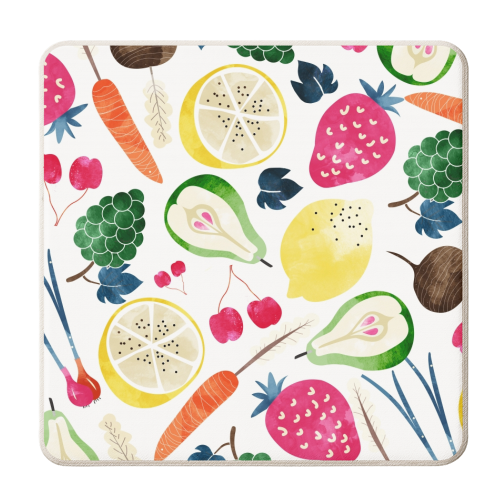 Veggie Heaven - personalised beer coaster by Uma Prabhakar Gokhale