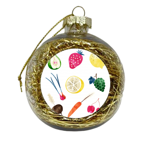 Veggie Heaven - xmas bauble by Uma Prabhakar Gokhale