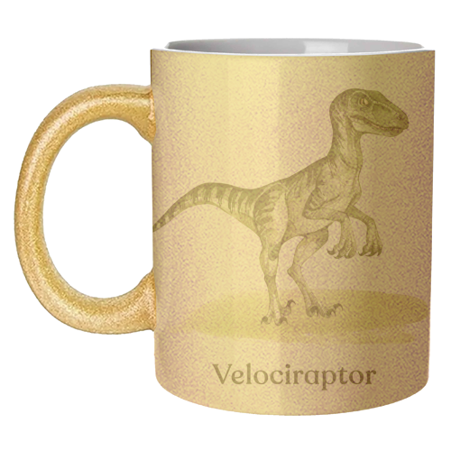Velociraptor - unique mug by Gal Design