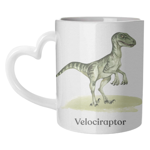 Velociraptor - unique mug by Gal Design
