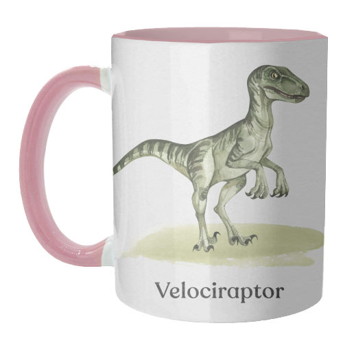 Velociraptor - unique mug by Gal Design