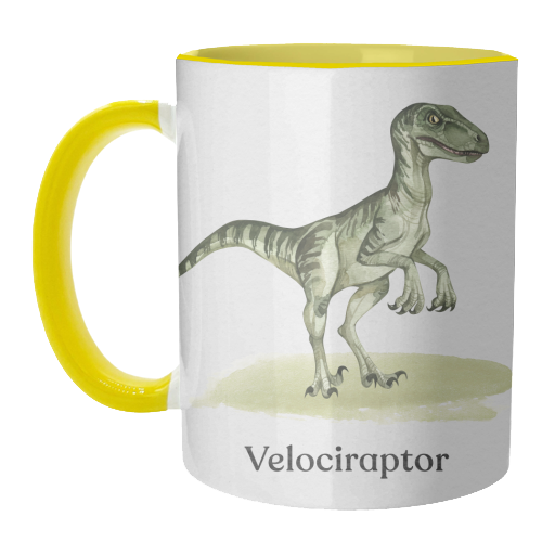 Velociraptor - unique mug by Gal Design
