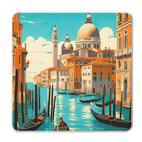 Venice City Summer - personalised beer coaster by Kun Pact