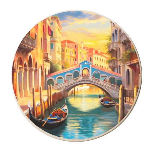 Venice Italian City - personalised beer coaster by Kun Pact