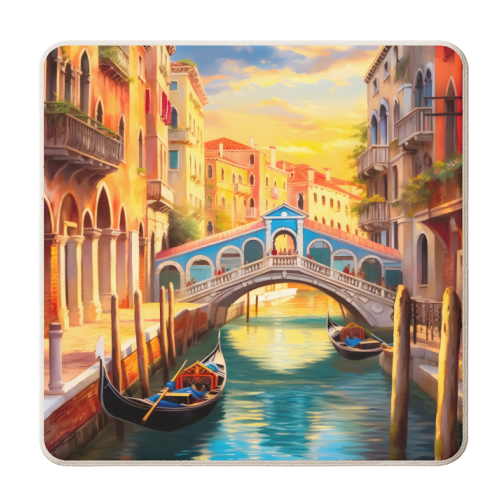 Venice Italian City - personalised beer coaster by Kun Pact