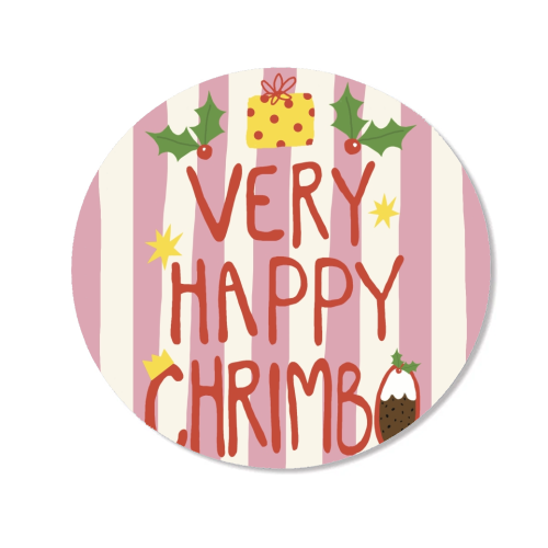 Very Happy Chrimbo - Magnet by Giddy Kipper