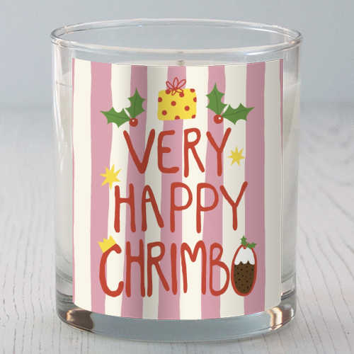 Very Happy Chrimbo - scented candle by Giddy Kipper