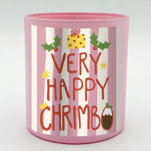 Very Happy Chrimbo - scented candle by Giddy Kipper