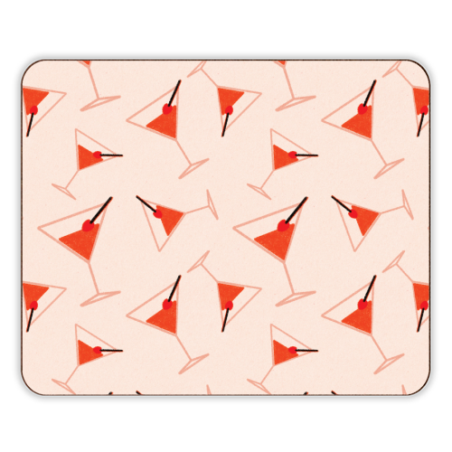 COCKTAIL PATTERN designer placemats created by Audrey Dostes