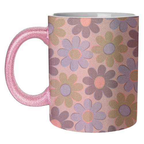 Vintage Floral Pattern - unique mug by InspiredImages