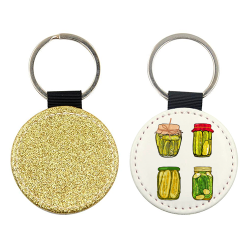 Vintage Pickles Jar Collection - keyring by EZbie