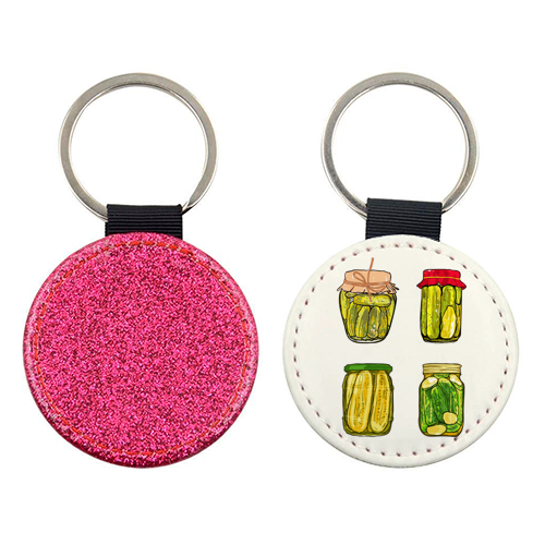 Vintage Pickles Jar Collection - keyring by EZbie