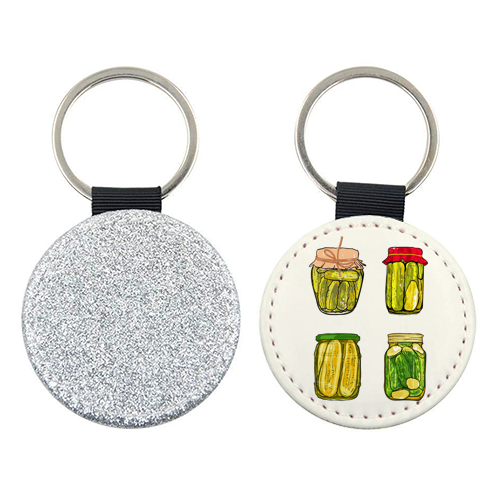 Vintage Pickles Jar Collection - keyring by EZbie